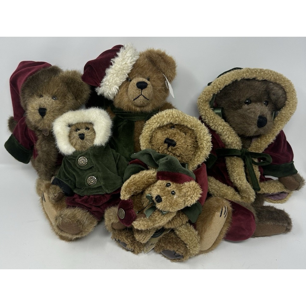 Boyds Bears Lot Of 5 Plush - Christmas Theme NWT
